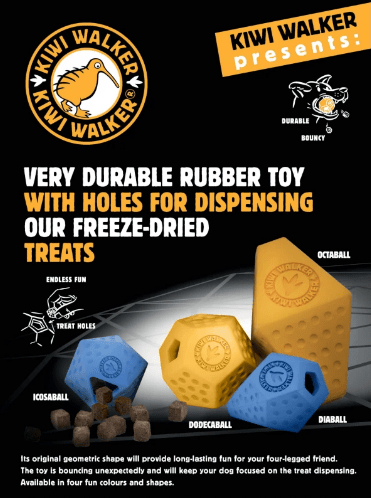 Kiwi Pelota para Perros Octaball para golosinas - Imagen 3