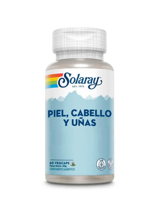 Piel, Cabello y uñas 60vegcap – Solaray