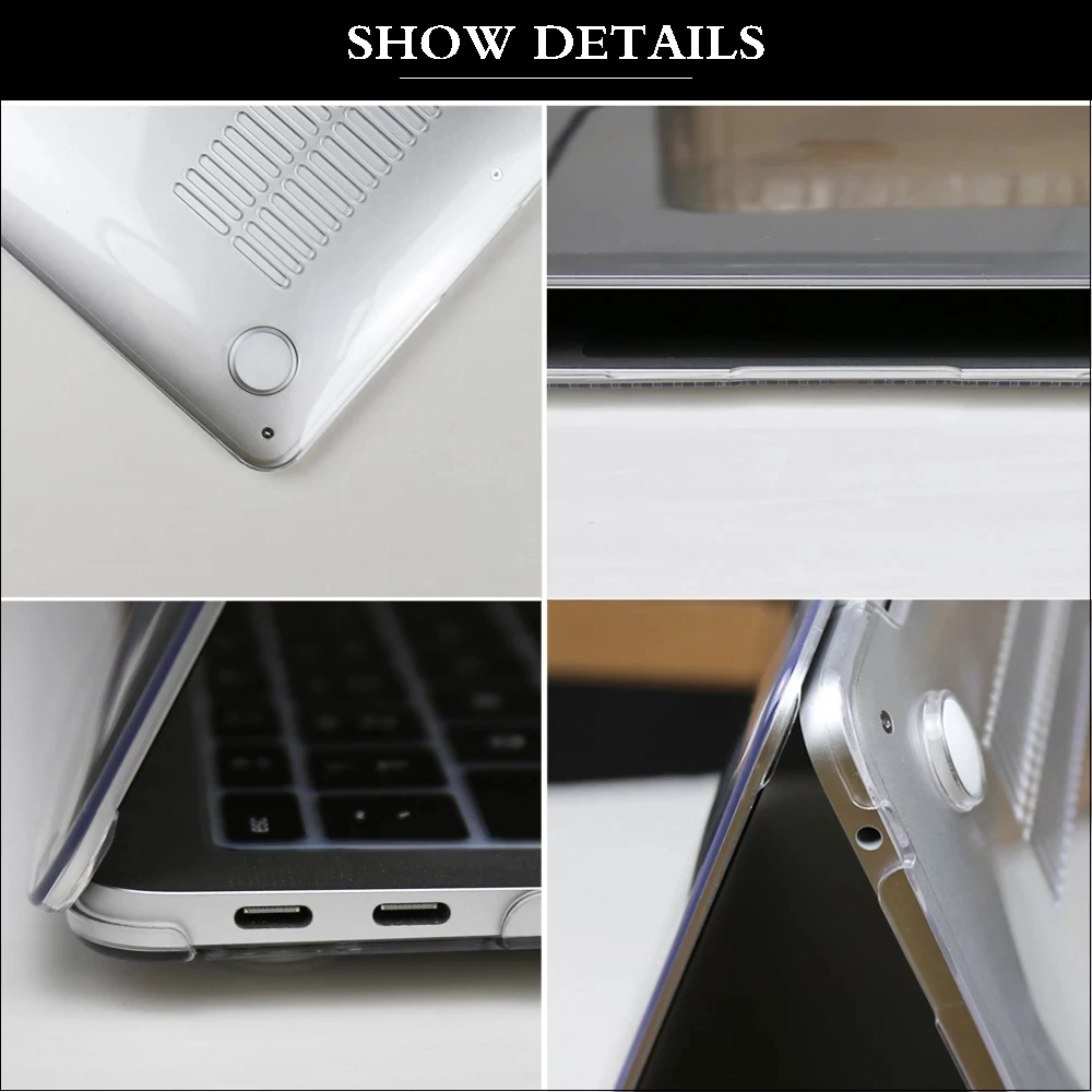 Funda para portátil Macbook Pro 14, cubierta para M2, A2779, 2023 Pro 16, M3, M4, M1, Mac Book Air 13, 2022, 13,6, A2681, Air 15,3, A2941 - Imagen 3