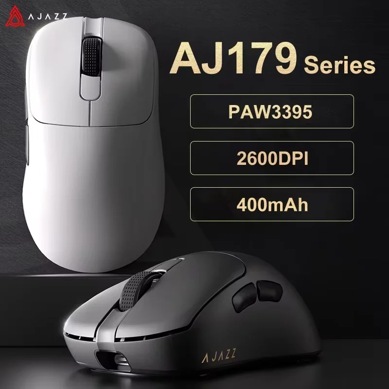 AJAZZ AJ179 PRO PAW3395 ratón inalámbrico ligero con cable, Base de carga magnética, ergonómico, Macro, para juegos, PC y portátil - Imagen 2