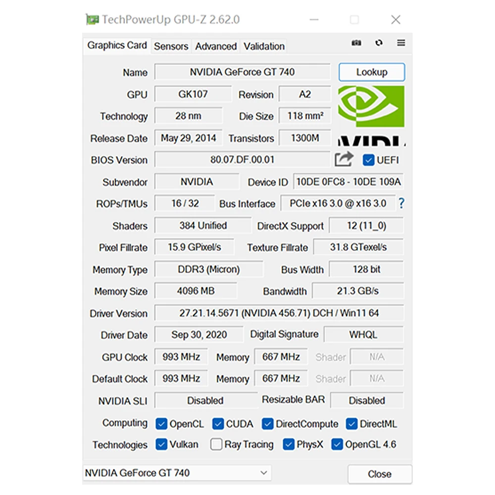 Tarjetas gráficas SOYO NVIDIA GT740 4G GDDR3 tarjeta de vídeo de 128 bits HDMI + DP + DVI para componentes de ordenador de juegos de escritorio GPU GT 740 - Imagen 7