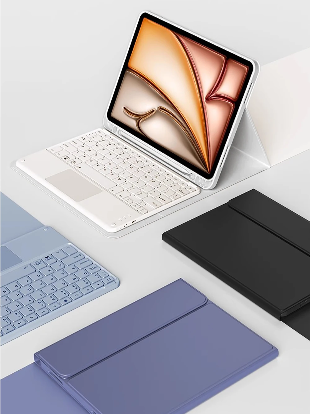 Teclado inalámbrico ratón mágico para iPad Pro 13 11 funda M4 M2 2024 Air 13 11 5/4 2 10,2 9th/8/7 generación teclado Bluetooth - Imagen 6