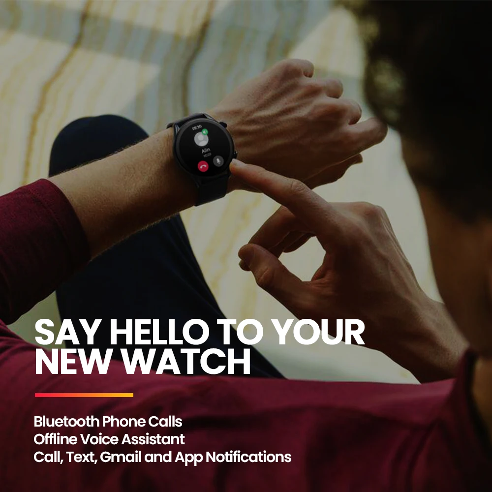 Zeblaze-reloj inteligente Btalk 3 Plus para hombre y mujer, pulsera con llamadas de voz, gran pantalla HD a Color de 1,39 pulgadas, seguimiento de actividad física - Imagen 5