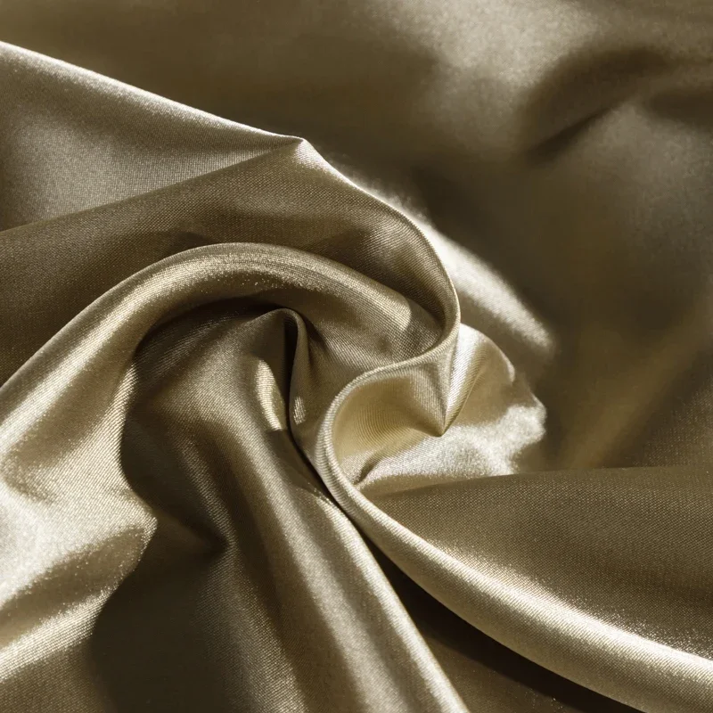 Juego de cama de seda nórdica con funda nórdica, Sábana, funda de almohada, pareja de lujo, individual, doble, verano, 1/2 personas, Sábana sólida - Imagen 6