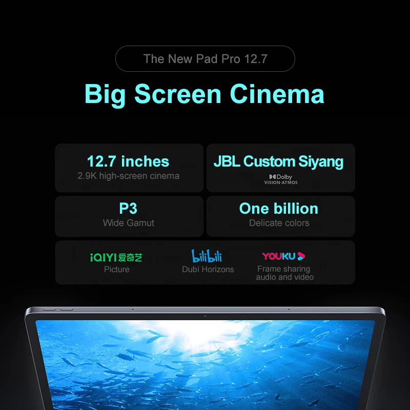 Lenovo-XIAOXIN Pad Pro12.7 2025, entretenimiento, oficina, aprendizaje, juego, tableta, Super interconexión Tianji 8300, 2,9 k, 144Hz, gris - Imagen 5