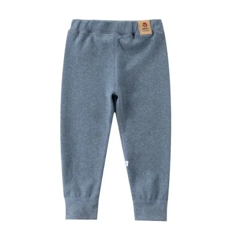 Pantalones cálidos de lana de talla grande para niños y niñas, mallas de terciopelo de invierno, pantalones básicos para bebés, Calzoncillos largos gruesos - Imagen 6