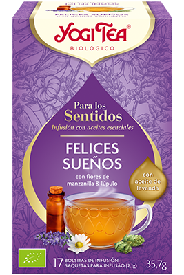 YOGI TEA SENTIDOS FELICES SUEÑOS BIO 17 FILTROS