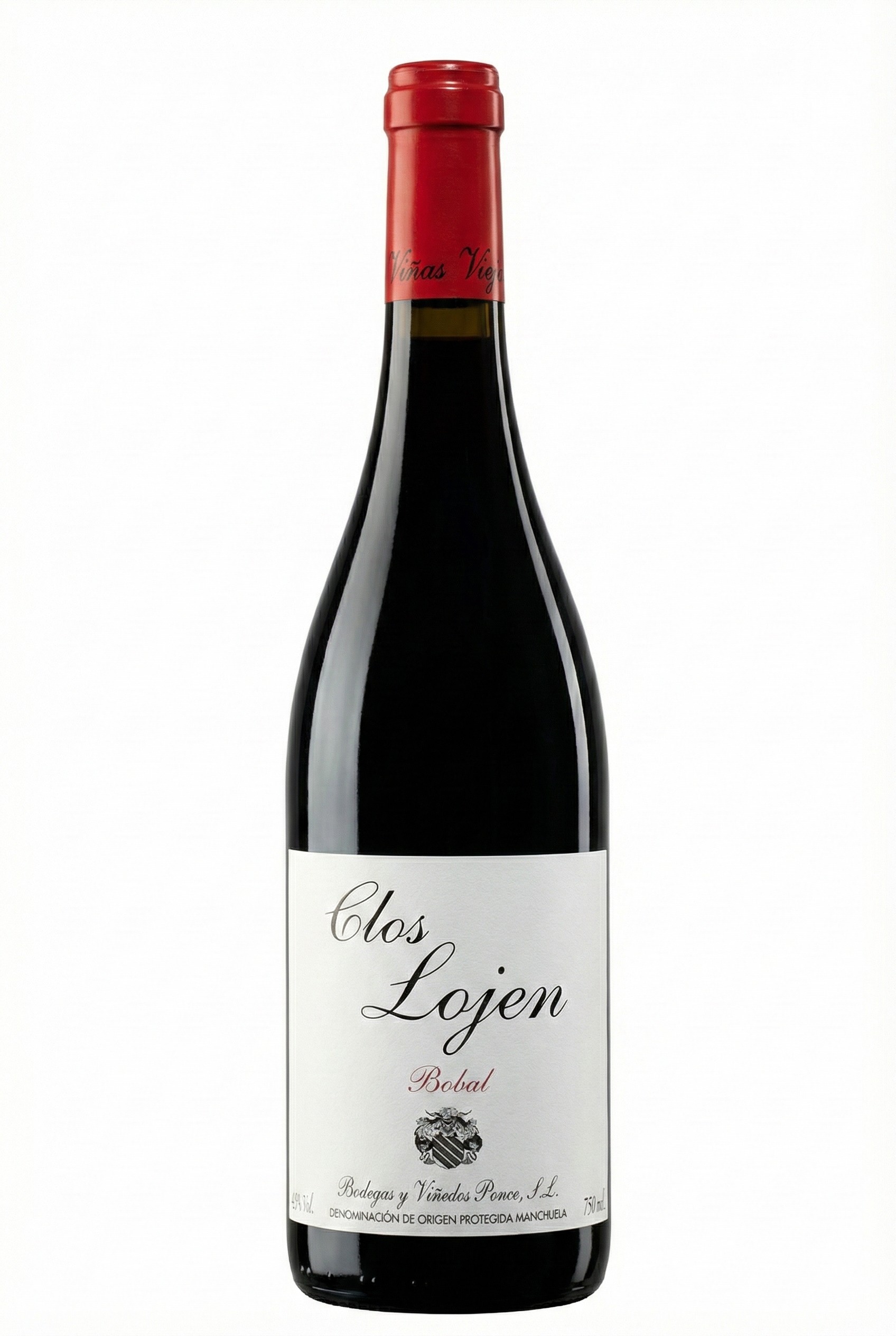 Vino tinto Clos Lojen Bobal Manchuela DO botella de vidrio 750 ml - Imagen 2