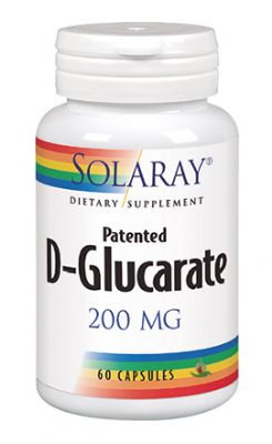 CALCIO D-GLUCARATO 400mg 60 cápsulas – Solaray