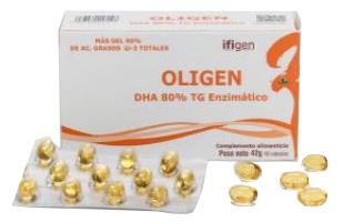 OLIGEN DHA 80% TG enzimático 60cap. – IFIGEN