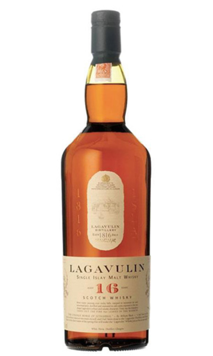 Whisky escocés single malt Lagavulin 16 años botella vidrio 700 ml